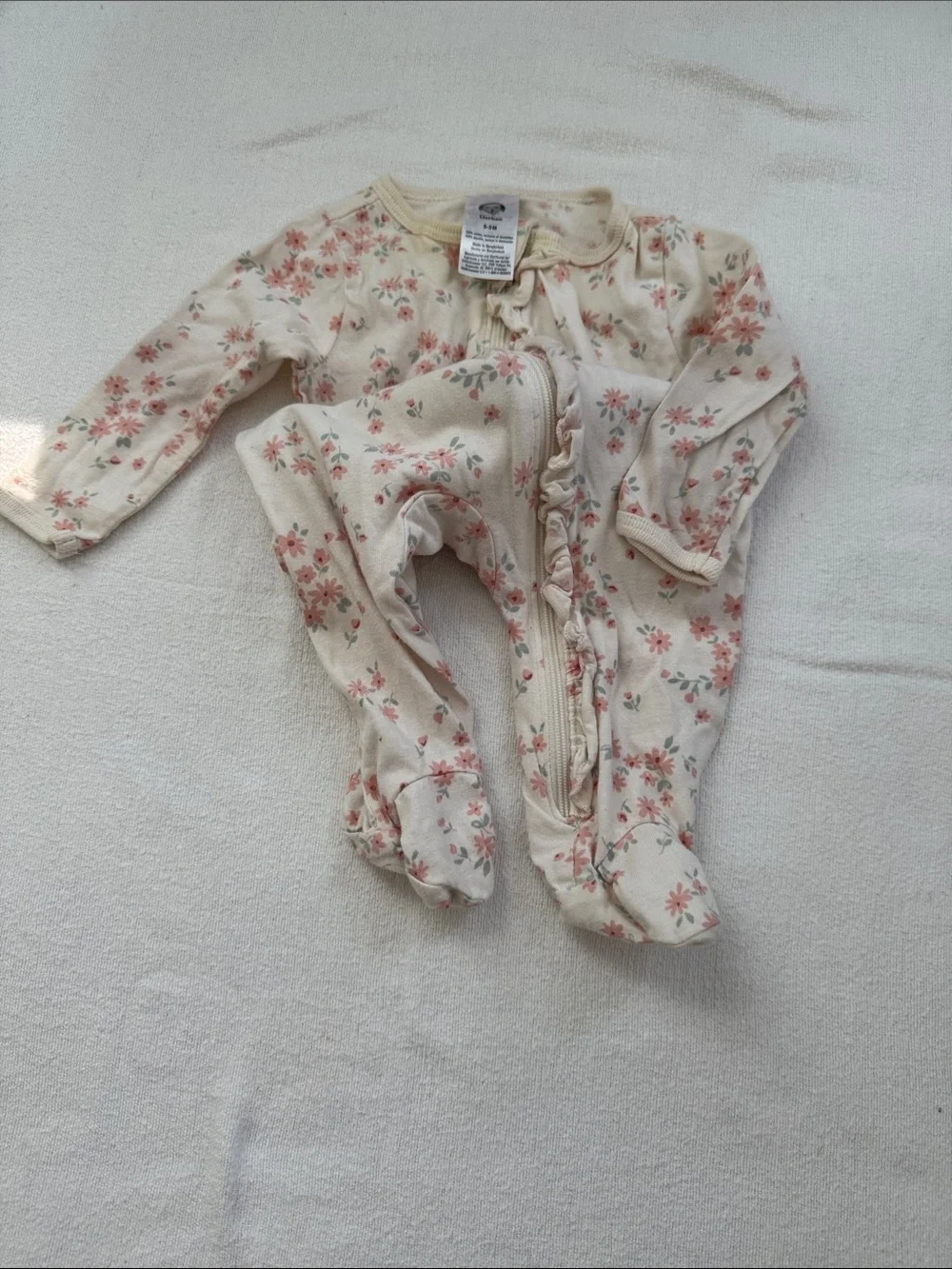 9 - Assorted Pink Girls' Sleepwear Bundle - Mixed Brands - 3-6 months